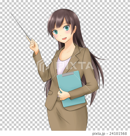 スーツ姿の女性 棒差し スーツ姿の女性 棒差し 24101568