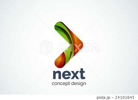 Arrow logo template, next or right concept 24101645