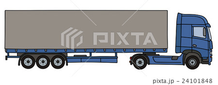 Blue cover semitrailer 24101848