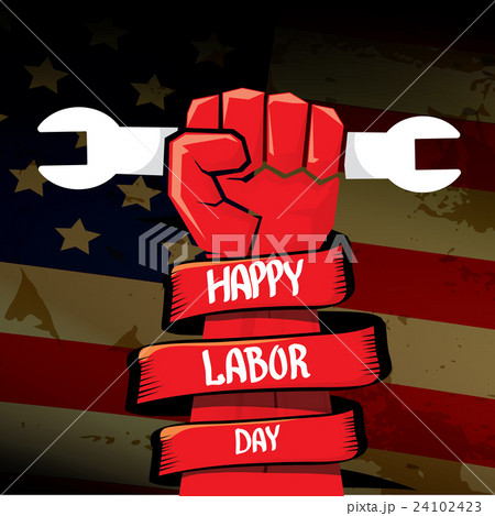 Usa labor day vector background. 24102423