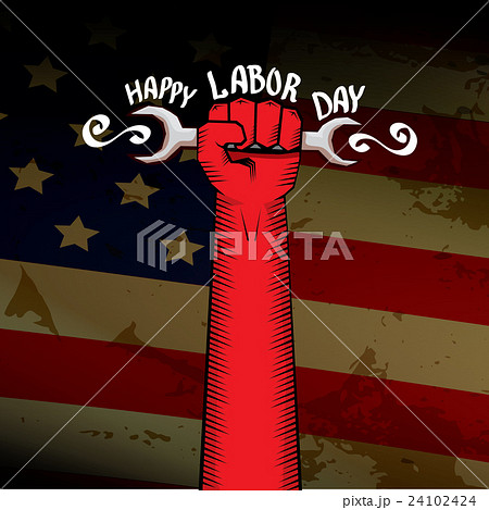 Usa labor day vector background. 24102424