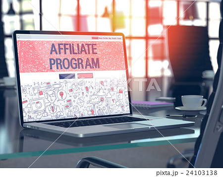 Affiliate Program Concept on Laptop Screen. 24103138