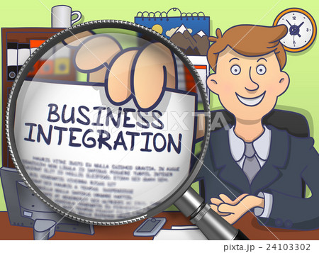 Business Integration through Magnifier. Doodle 24103302