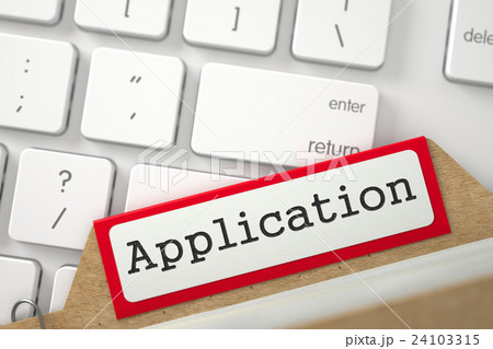 Index Card with Application. Index Card with Application. 24103315