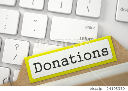 Sort Index Card with Donations. Sort Index Card with Donations. 24103350