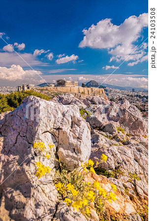 Parthenon temple on the Acropolis in Athens,Greece Parthenon temple on the Acropolis in Athens,Greece 24103508