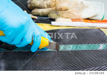 Carbon fiber composite material background 24106166