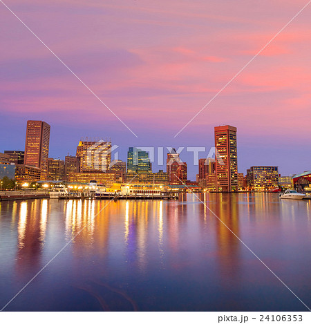 Inner Harbor area in downtown Baltimore Inner Harbor area in downtown Baltimore 24106353