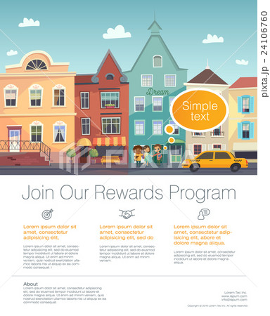 City Life. Urban walk Flayer. Information service City Life. Urban walk Flayer. Information service 24106760