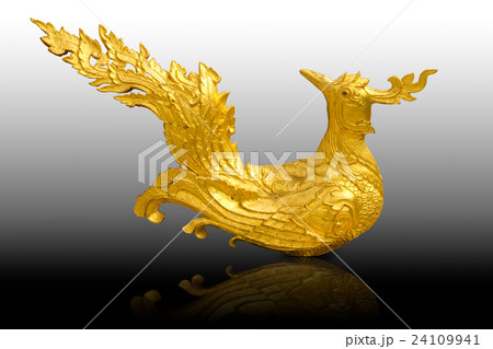 Thai traditional  bird sculpture 24109941
