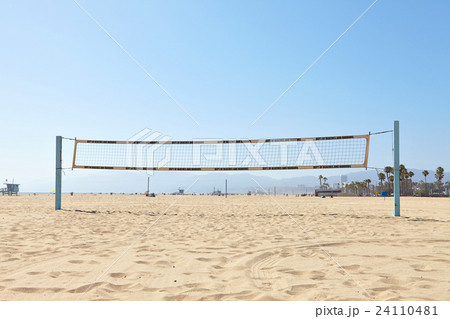 Volleyball courts on Venice Beach 24110481