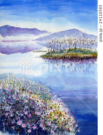 湖畔のスケッチ 24110565