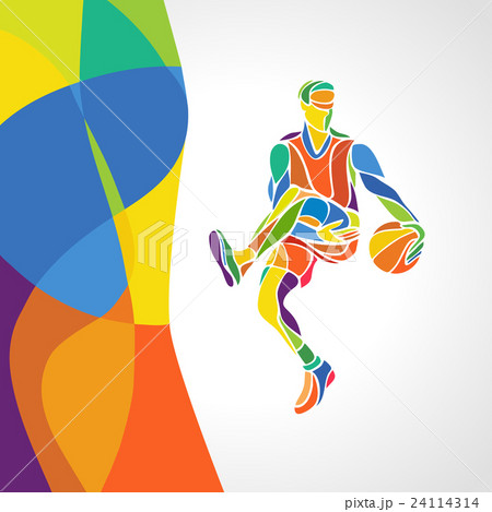 Rio. 2016 Brazil Games abstract colorful pattern 24114314