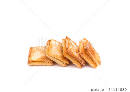 Pineapple pie isolated on white background 24114880