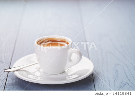 Cup of fresh espresso coffee on vintage Cup of fresh espresso coffee on vintage 24119841