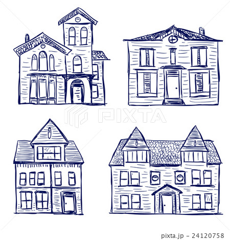 Houses doodles 24120758