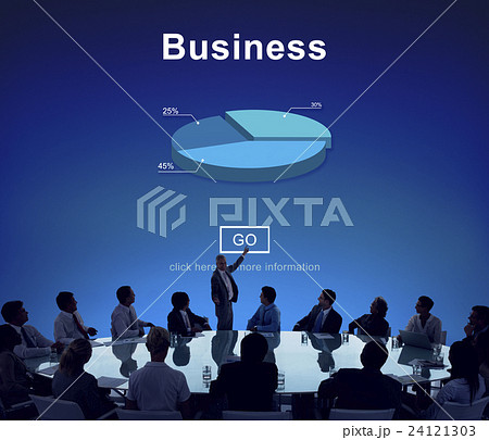 Business Organization Pie Chart Statistics Concept Business Organization Pie Chart Statistics Concept 24121303