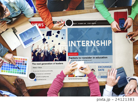 Internship Skills Temporary Management Trainee Concept 24121383