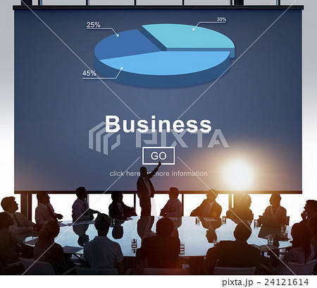Business Organization Pie Chart Statistics Concept 24121614