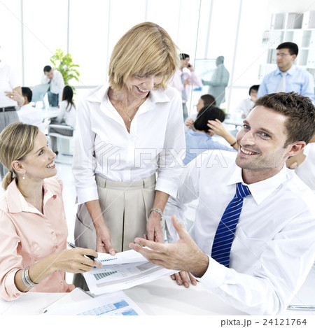 Business People Office Working Discussion Team Concept Business People Office Working Discussion Team Concept 24121764