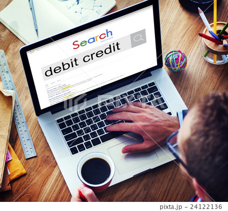 Debit Credit Finance Loan Money Profit Payment Concept 24122136