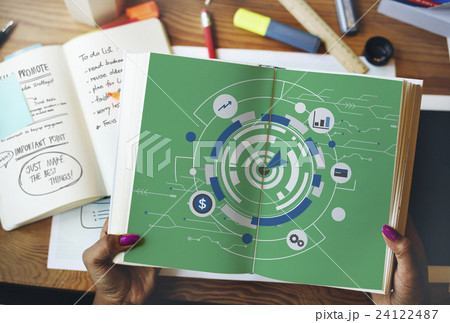Digital Hud Target Symbol Graphics Concept 24122487