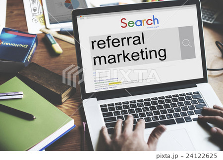 Referral Marketing Referal Advertisement Client Concept Referral Marketing Referal Advertisement Client Concept 24122625