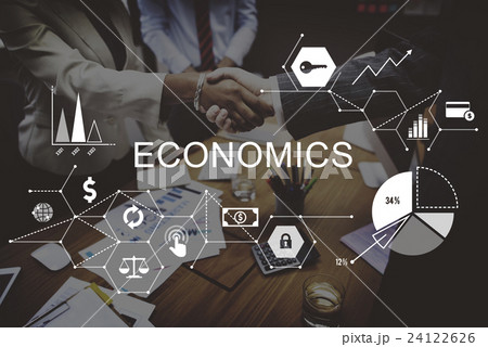 Economics Investment Profit Revenue Savings Concept Economics Investment Profit Revenue Savings Concept 24122626