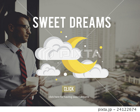 Sweet Dreams Relaxation Happy Positive Concept 24122674