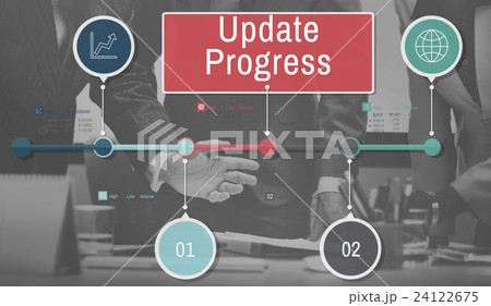 Update Progress Data Information Networking Tracking Concept 24122675