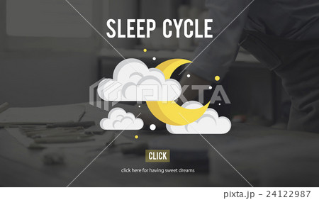 Sleep Cycle Human Sleeping Resting Concept Sleep Cycle Human Sleeping Resting Concept 24122987
