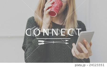 Connect Networking Links Access Interconnection Concept 24123351