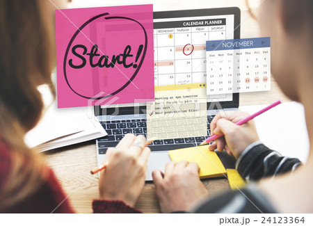 Start Ready Begining First Launch Concept Start Ready Begining First Launch Concept 24123364