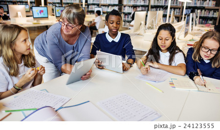 Classroom Learning Mathematics Students Study Concept 24123555
