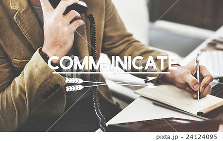 Connect Communicate Corporate Business Concept 24124095