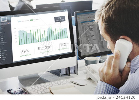 Customer Marketing Sales Dashboard Graphics Concept Customer Marketing Sales Dashboard Graphics Concept 24124120