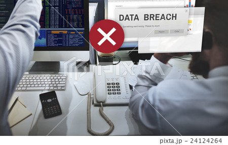 Data Breach Security Confidential Cybercrime Concept Data Breach Security Confidential Cybercrime Concept 24124264