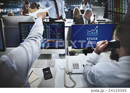 Stock Investment Banking Business Trade Exchange Concept 24124393