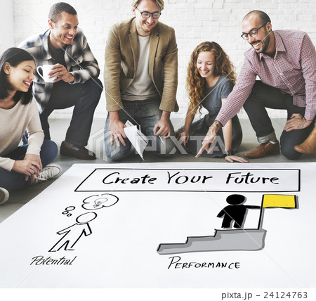 Create Your Future Aspiration Goals Concept 24124763