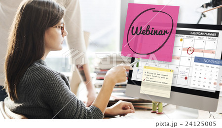 Webinar Technology Webcast Website Concept 24125005