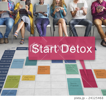 Start Detox Planning Wellness Healthy Concept 24125468