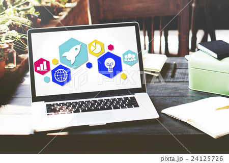 Global Business Strategy Planning Icon Concept 24125726