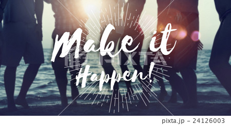 Make It Happen Decision Effect Ideas Impact Concept 24126003