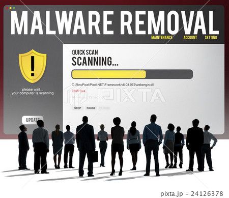 Data File Protection Firewall Malware Removal Concept Data File Protection Firewall Malware Removal Concept 24126378