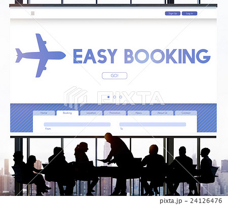 Easy Booking Holiday Flight Tourism Concept 24126476