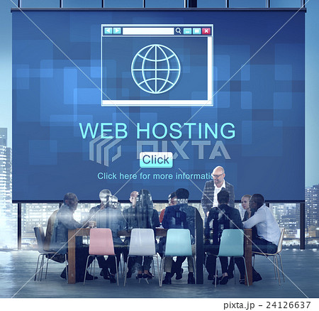 SEO Online Website Web Hosting Technology Concept 24126637