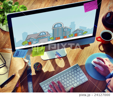 Houses Apartment Cottage Property Residence Concept Houses Apartment Cottage Property Residence Concept 24127000