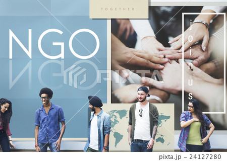 NGO Contribution Corporate Foundation Nonprofit Concept 24127280
