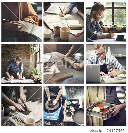 Craftsman Artist Pottery Skill Workshop Concept Craftsman Artist Pottery Skill Workshop Concept 24127565