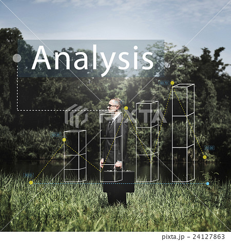 Bar Graph Statistics Analysis Business Concept 24127863